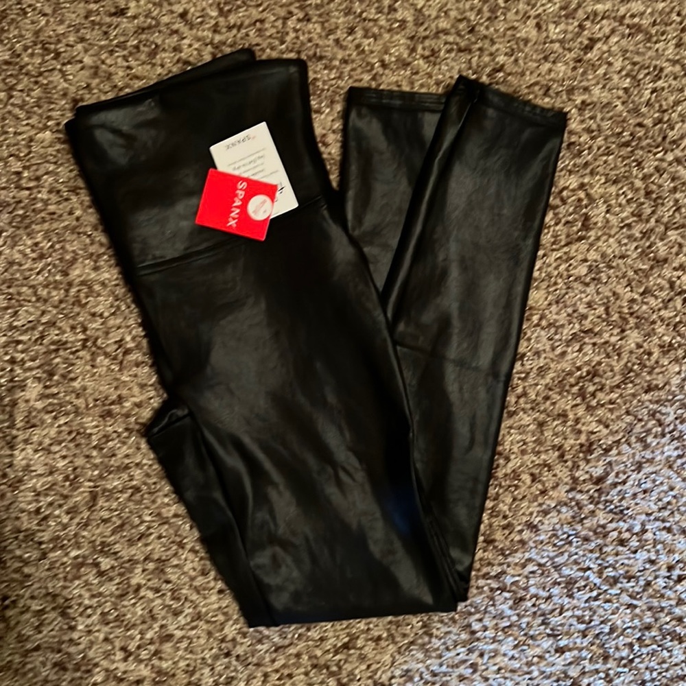 Spanx Faux Leather Leggings
